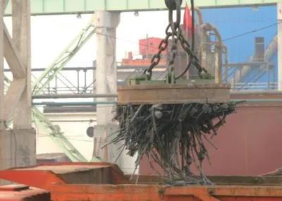 Small Lifting Electromagnet MW5 Circular Series for Handling Pig Iron Scraps