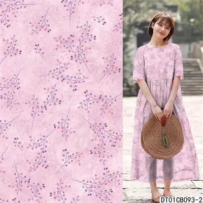 Best Sell Custom Patterns Rayon Printed Fabric for Ladies Dress
