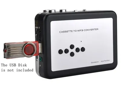 Ezcap231 Standalone Cassette Tape to MP3 Converter USB Cassette Capture Convert Tapes to USB Flash Drive Directly Walkman Cassette Player Cassette Recorder