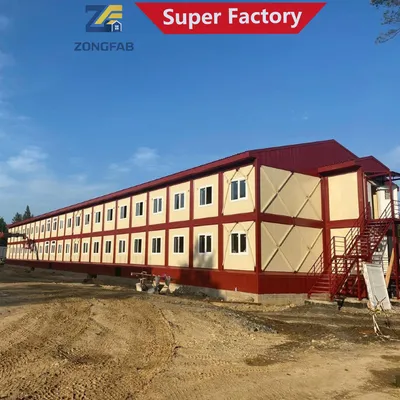 Bulk Price Wholesale Labor Worker Workforce Camp Accommodation Housing Residential Flat Pack Prefab Modular Container Building Housing
