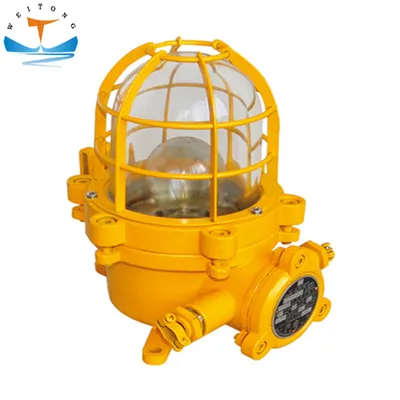 Ce IP55 220V 60W Waterproof Shockproof Aluminum Marine Nautical Outdoor Work Incandescent Pendant Lights Lamp