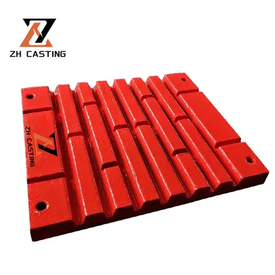 Quality Assured Jaw Crusher Part C125 Swing Fixed Movable Jaw Plate