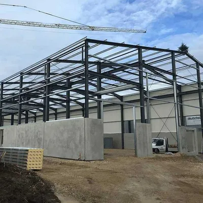Customizable Prefab Steel Structure Workshop with Durable Components