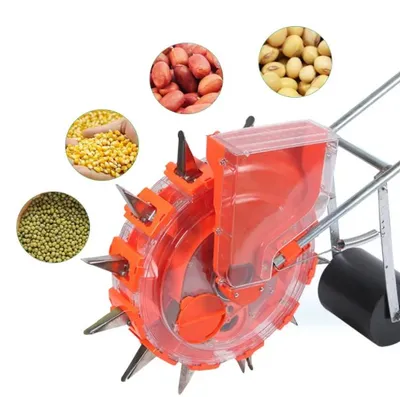 Hand Push Rice Wheat Soybean Seeder Peanut Corn Maize Seeder for Farmer