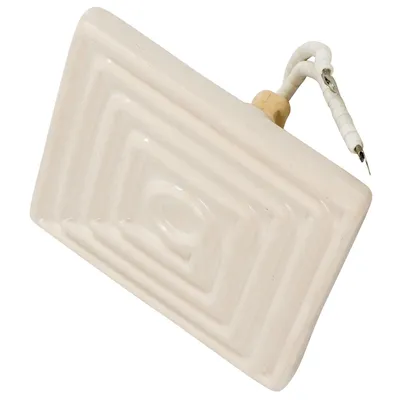 220V Heating Element Black Square Electric Infrared Ceramic Plate Heater