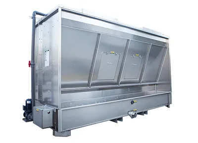 304 Stainless Steel Water Curtain Spray Booth, Patented, Standard & Custom Length