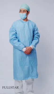 Disposable Protective Spunlace Surgical Gown SMS/Smmms Nonwovens
