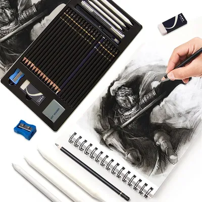Beginners Sketch Drawing Set Character Portrait Model Drawing Pencil Set