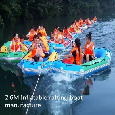 Rubber Pontoon Boats, 3 Person Small Zodiac Rescue Boats for Sale