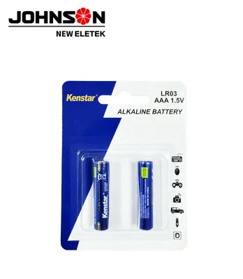 AAA Lr03 Alkaline Battery Blister Card Pack for Calculator