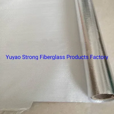 Fiberglass Fabric Coated with Aluminium Foil, Fiberglass Tape Laminated with Aluminum Foil