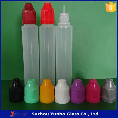 Unicorn E-Liquid Dropper Bottle with Tamper Proof Childproof Cap