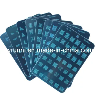 Nail Art Large Big Template Plate