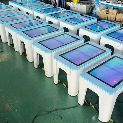 Custom 43 Inch Multi Touch Table with LED Light Education and Play