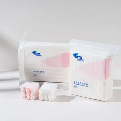 200PCS Soft Super Absorbent Dressing Highly Absorbent Zig Zag Cotton Dressing 100% Cotton Dressing Pad