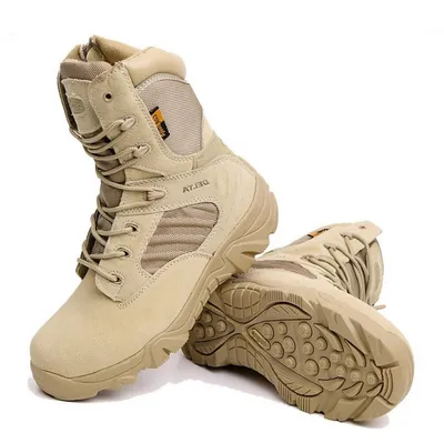 Factory Direct Mens Delta Force Desert Tactical Combat Boots