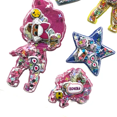 3D Stereo Rocker Sticker Bubble Shell Shiny Shake Sticker