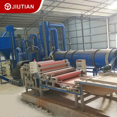 Customized Industrial Rotary Drum Cassava Waste Drying Machine