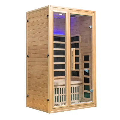 Factory Price Hemlock/Red Cedar 2 Person Infrared Sauna Indoor