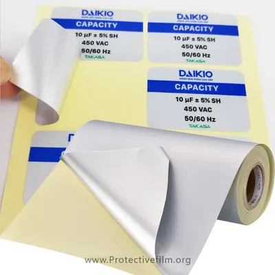 Matte Silver Membrane Sticker Printing Film Self Adhesive Pringting Material