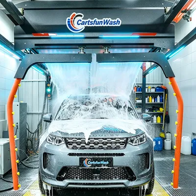 360 Touchless Automatic Car Wash Machine Best Selling Commercial No Contact Smart Sensor Quick Drying for Light Duty Cars