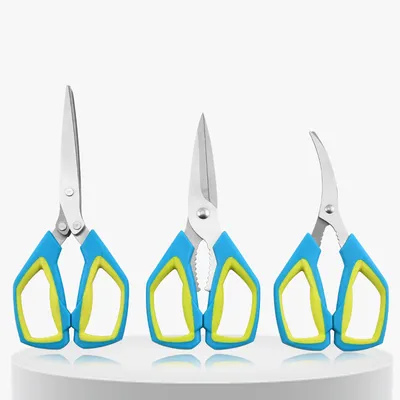Multi Function Kitchen Stainless Steel Herb Scissor/Chicken Scissor/Student Scissor