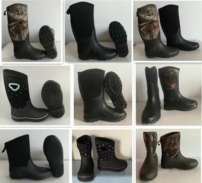 Injection Waterproof Boots, Cheap Neoprene Boot, Outdoors Neoprene Boots, Work Neoprene Boots, Working Boots, Forest Camo Boots, Injection Shoes