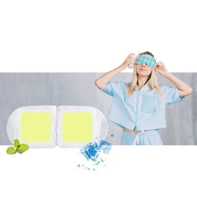 OEM Customize Best Selling Cool Sleep Eye Mask with Pouch