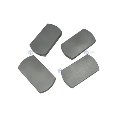 Flat and Rigid Component Two End-Round Tungsten Carbide Plate