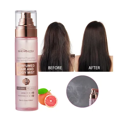 OEM Private Label Vegan Hair Fragrance Spray, Free Sample, Non Irritating Moisturizing Long Lasting Hair Perfume