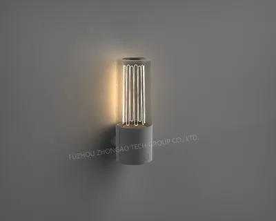 Cylinder Modern Direct Indirect Microwave Sensor Night Lighting Fixrures Stairs LED Wall Mounted Lamp