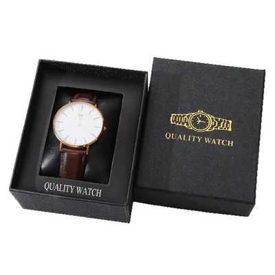 Matte Pearl Paper Watch Gift Boxes: High-End Watch Packaging Boxes in Stock and Available for Wholesale