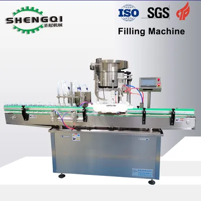 Automatic Hand Sanitizer Sanitizing Gel Thimerosal Filling Machine
