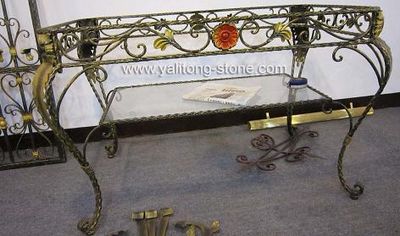 Stainless Steel Table Stand / Wrought Steel Table Base (YLT-Design)