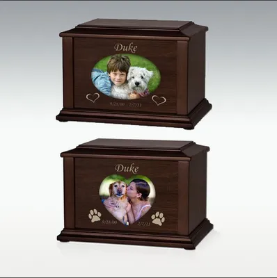 Walnut Pet Cremation Urn (URN002)