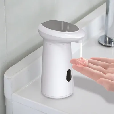280ml Wholesale Battery Operation LCD Screen Display Desktop Automatic Liquid Soap Dispenser