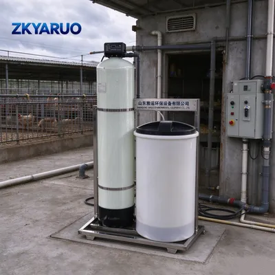 Livestock Drinking Water Treatment Automatic Ion Exchange Softener, Water Filtration & Purification Pre-Device for RO Reverse Osmosis System