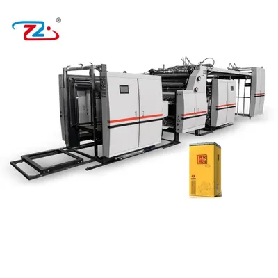 Best-Selling Custom Adjustable Pneumatic Compact Cardboard to Paper Pasting Machine for Packaging Material Production