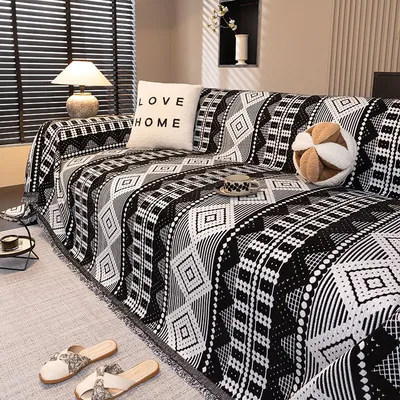 Non-Slip Fitted Couch Cover Sofa Protector Universal Couch Cover