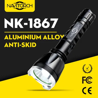 Aluminum CREE XP-E LED Handheld Rechargeable LED Flashlight