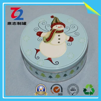Small Custom Round Tin Can, Tin Box, Food Tin for Candy