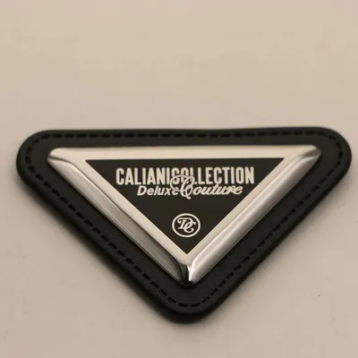 Custom Logo Design High Quality 3D Patch High-End Cowhide Material Clothing Patch High End Clothing Patch