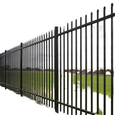 Solid Structure Zinc Steel Guardrail for Factory Workshop Outer Fence