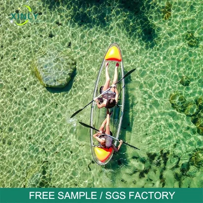 Transparent Canoe Hot PVC Clear Bottom Paddle Board Fishing Vacuum Forming Kayak