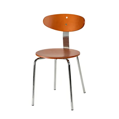 Soft Cushion Metal Foot Furniture Wooden Dining Chair