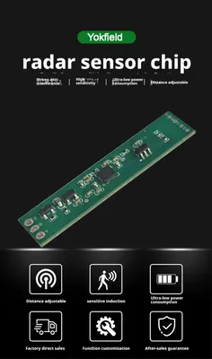 10.5GHz Radar Photoelectric Sensor for Precise Human Motion Detection