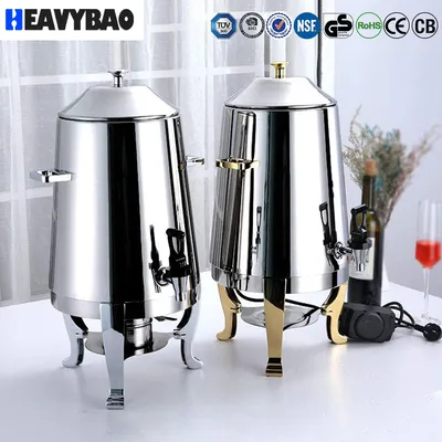 Heavybao Stainless Steel Cold Drink Dispenser Coffee Urn for Buffet