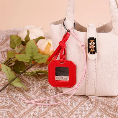 Mini Key Holder Mirror Handbag Pendant & Charm for Gifts