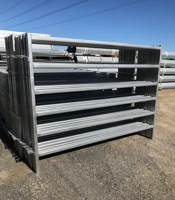 Oval Rail Australia 1800X2100mm Hot-Dipped Galvanized Metal Livestock Sheep Corral Yard Fence Panels