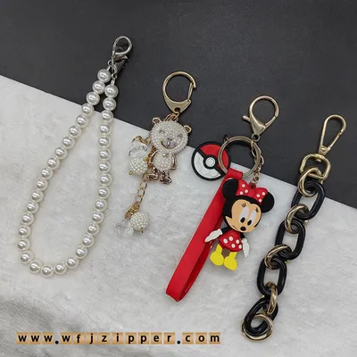 Keychain Little Toy Cartoon Bookbag Hanger Melody Keychain Silicone Hanger Wholesale